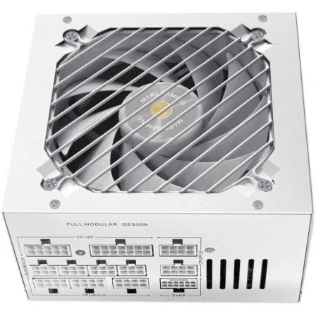 Mars Gaming MPB1000PSIW Fuente de Alimentación 1000W ATX 3.1 PCIe 5.1 80 Plus Gold Modular Blanca - Ventilador 140mm AI2-RPM Extreme Silence Mars Gaming MPB1000PSIW Fuente de Alimentación 1000W ATX 3.1 PCIe 5.1 80 Plus Gold Modular Blanca - Ventilador 140mm AI2-RPM Extreme Silence